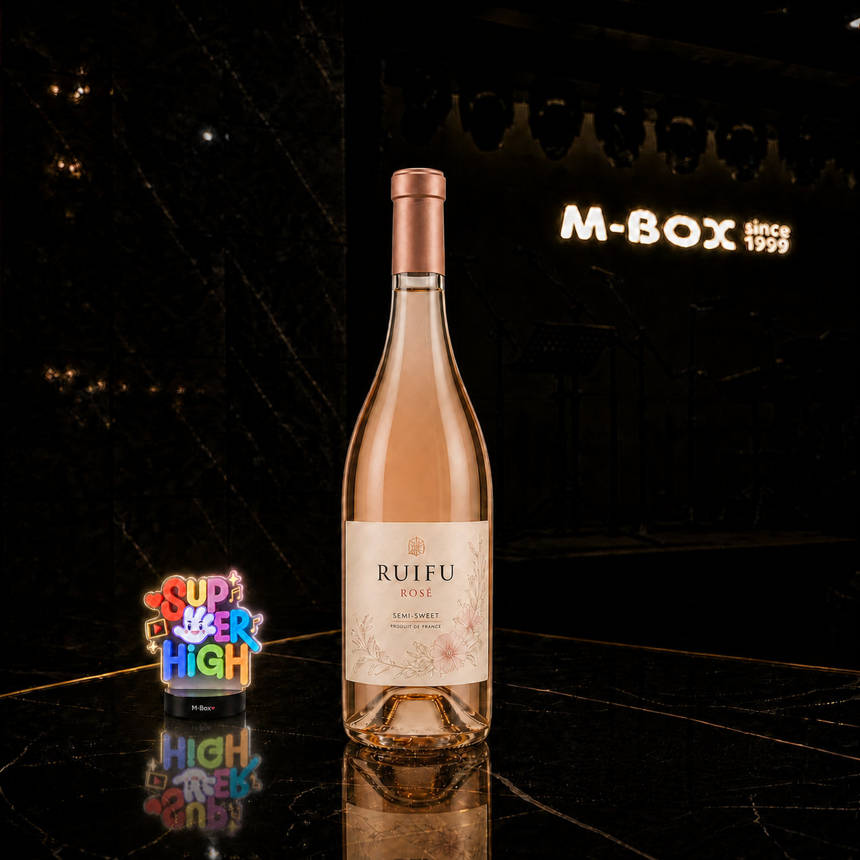 瑞福半甜桃红（单杯）