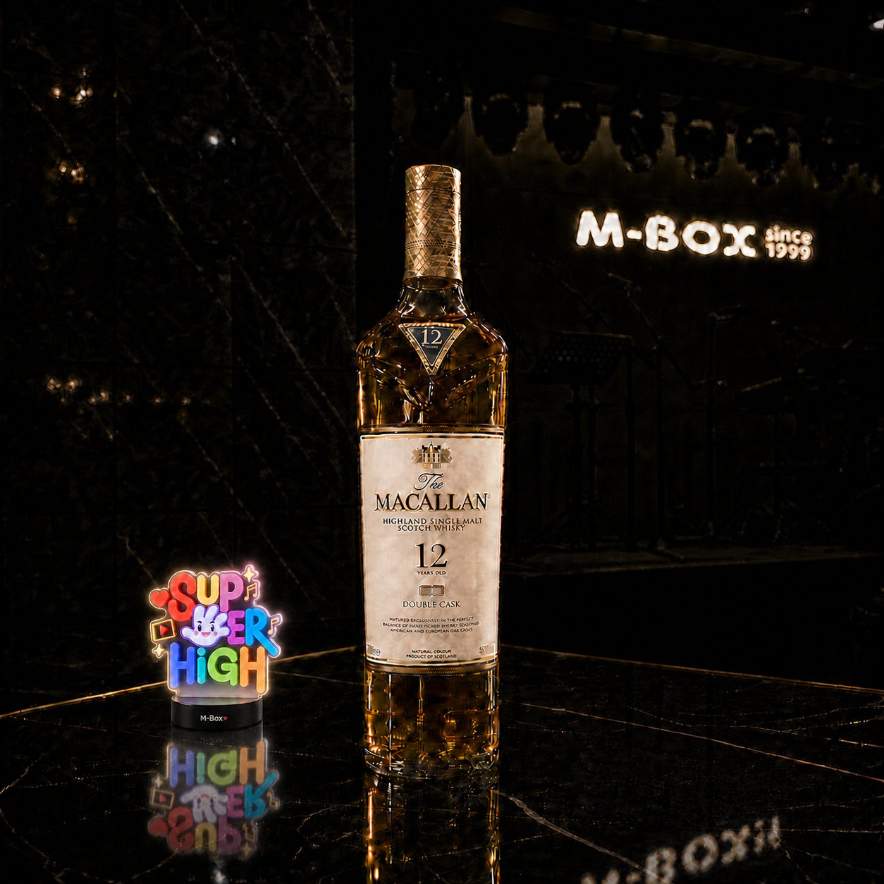 麦卡伦12蓝钻双桶（单杯）